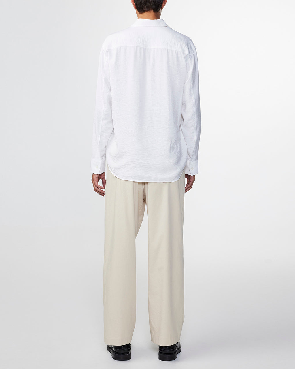 NN07 5971 Freddy No Pkt LS Shirt White