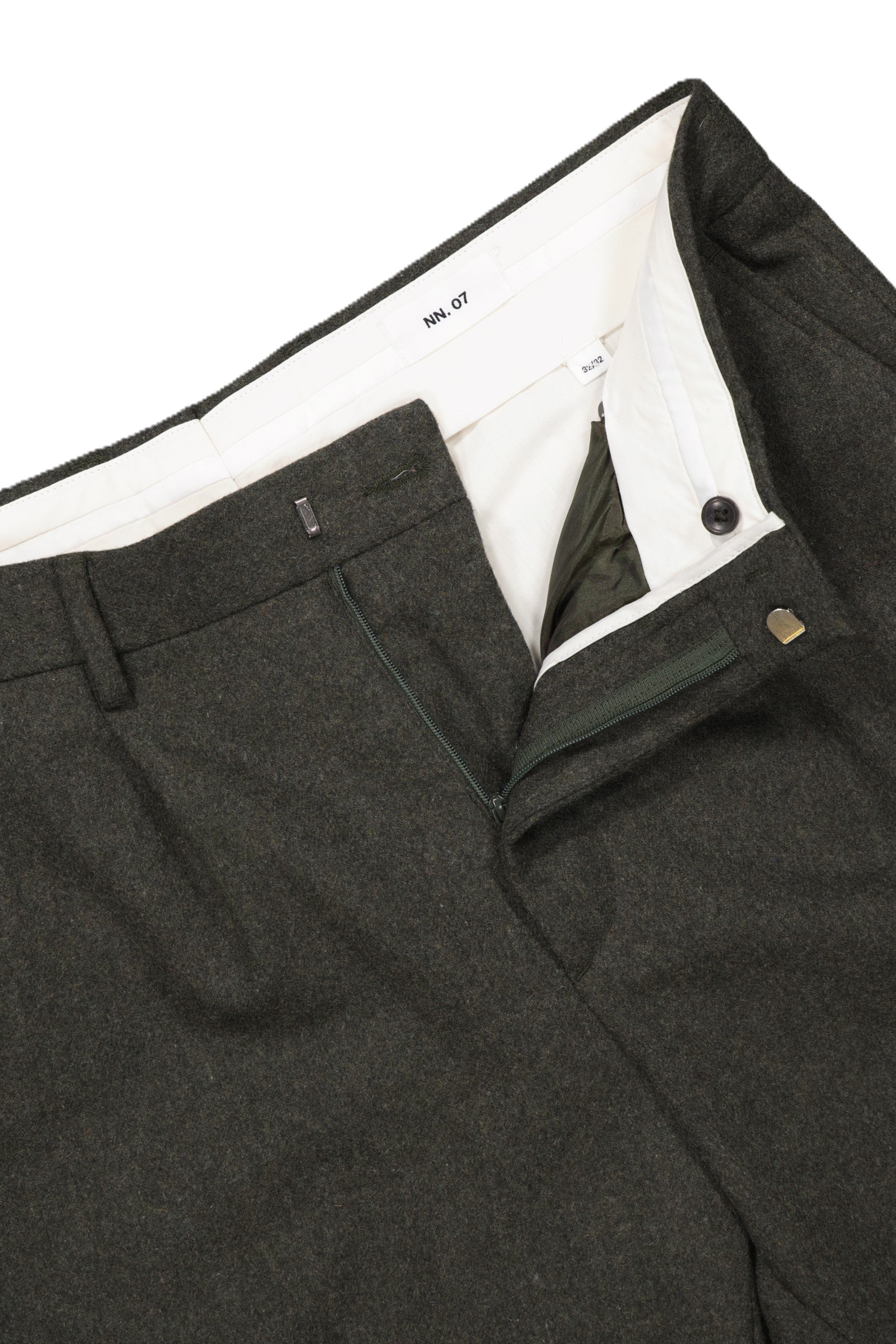 NN07 Bill 1630 Trouser Dark Army