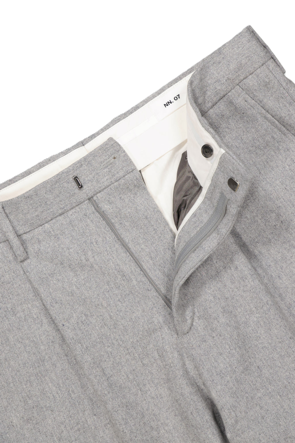 NN07 Bill 1630 Trouser Grey Melange