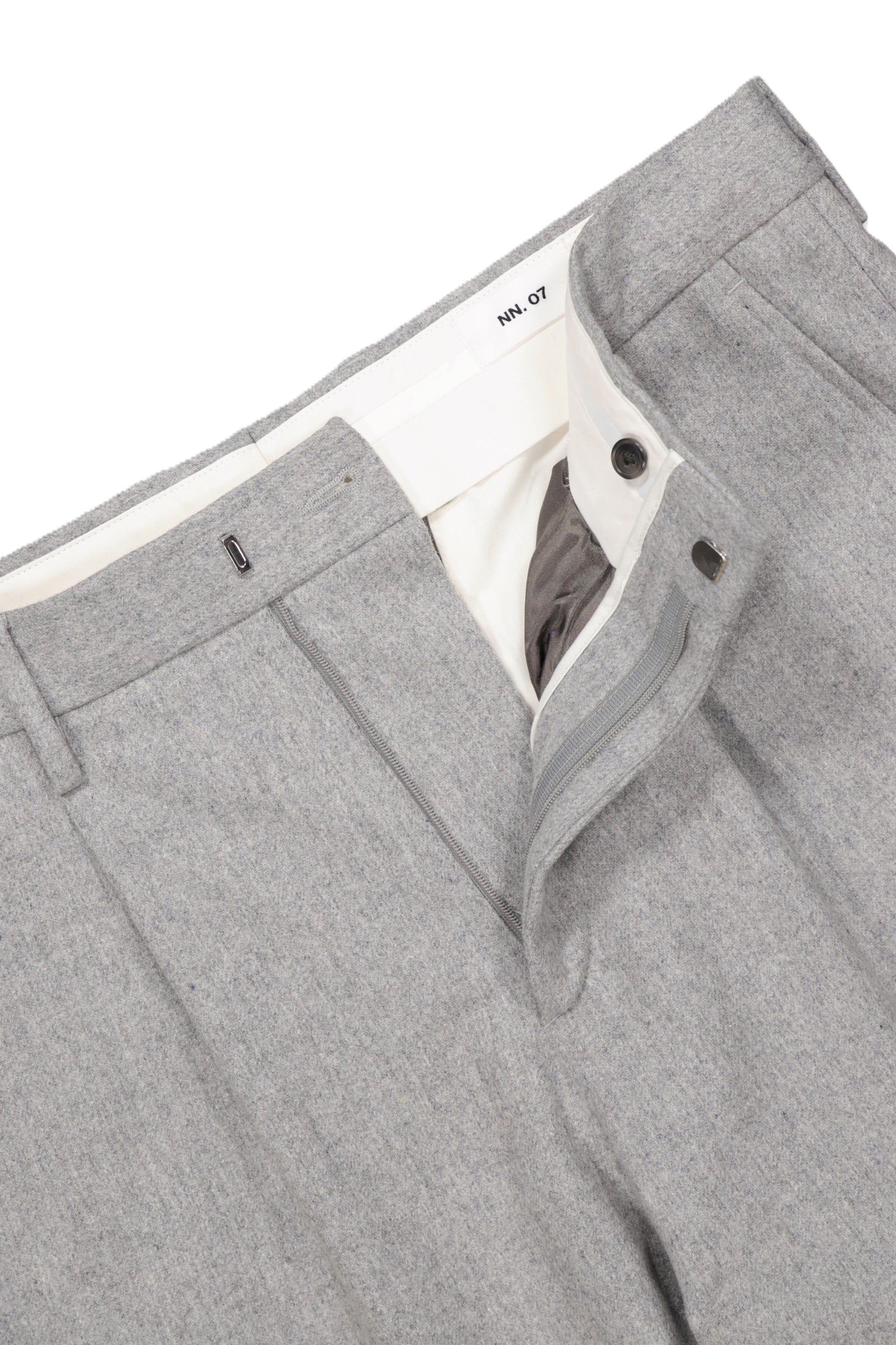NN07 Bill 1630 Trouser Grey Melange