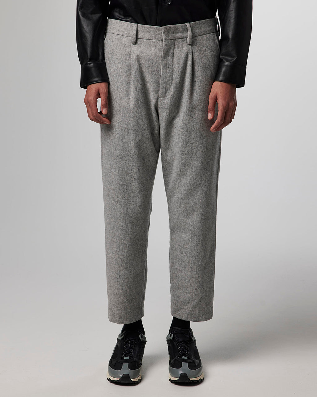 NN07 Bill 1630 Trouser Grey Melange