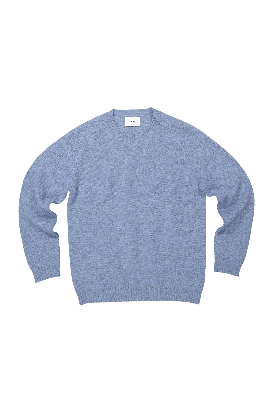 NN07 Nathan Pullover Light Blue Melange