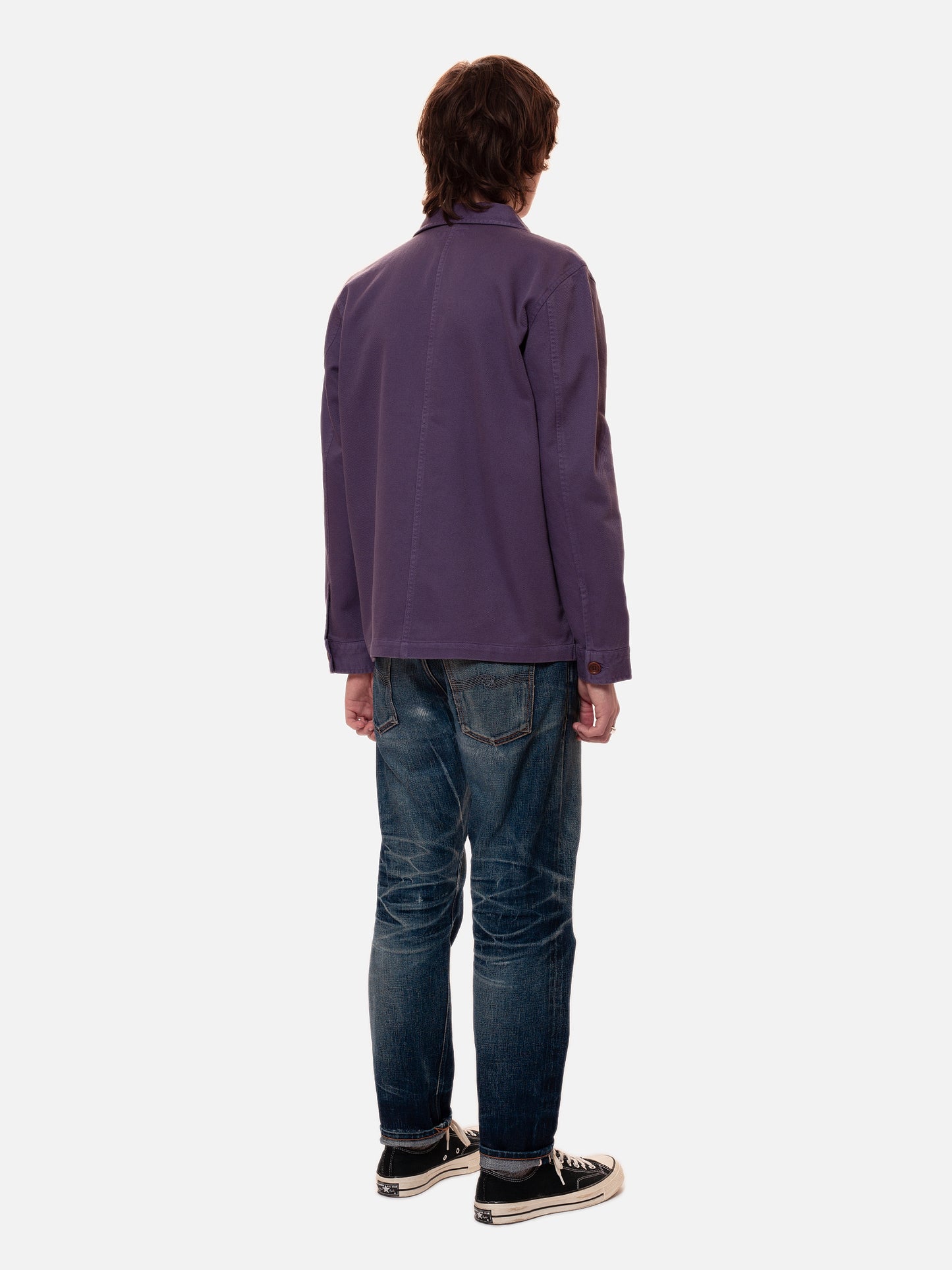 Nudie Jeans Barney Worker Jacket Lilac