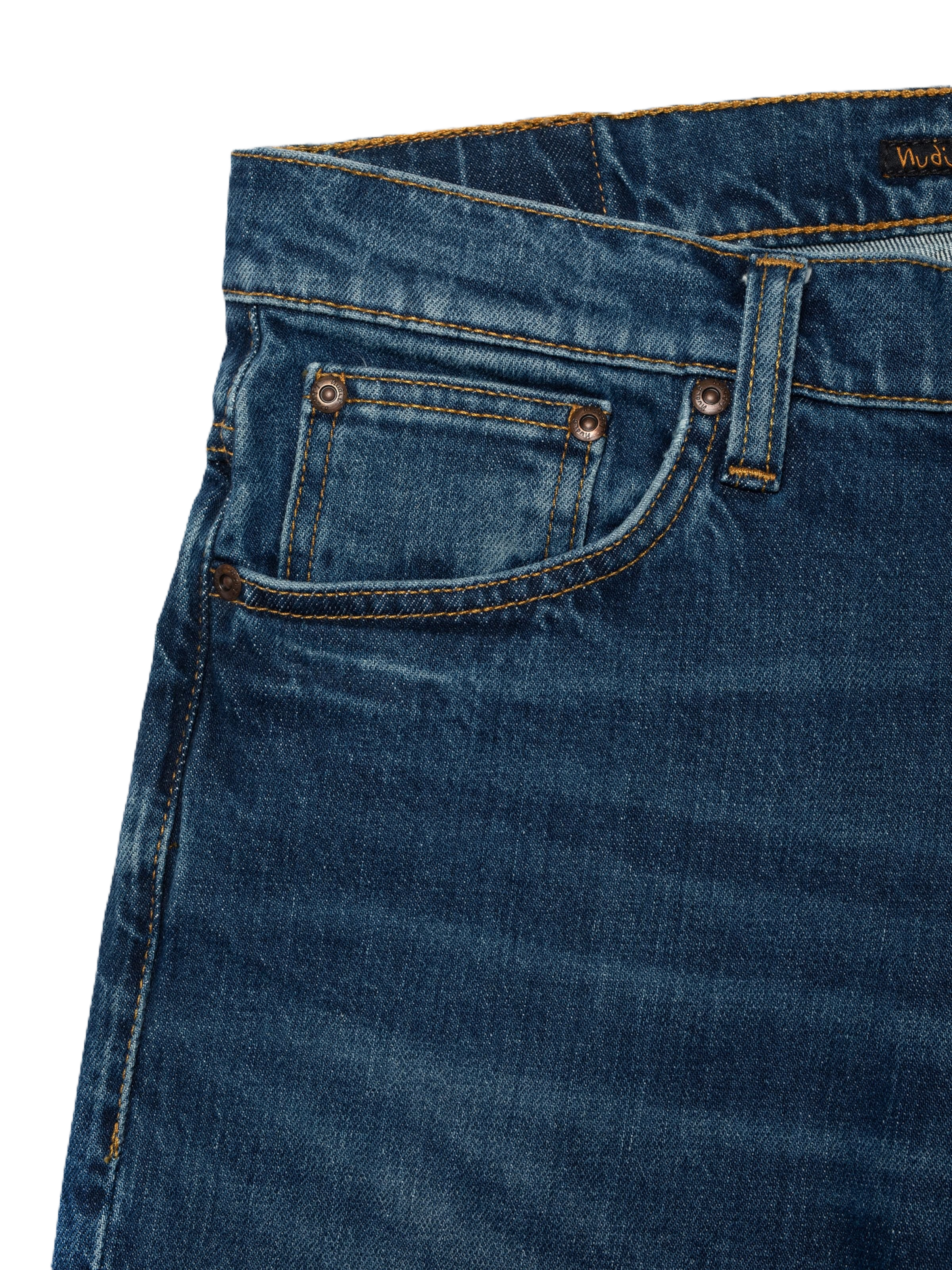 Nudie Jeans Grim Tim Jean L32 Workers Blue