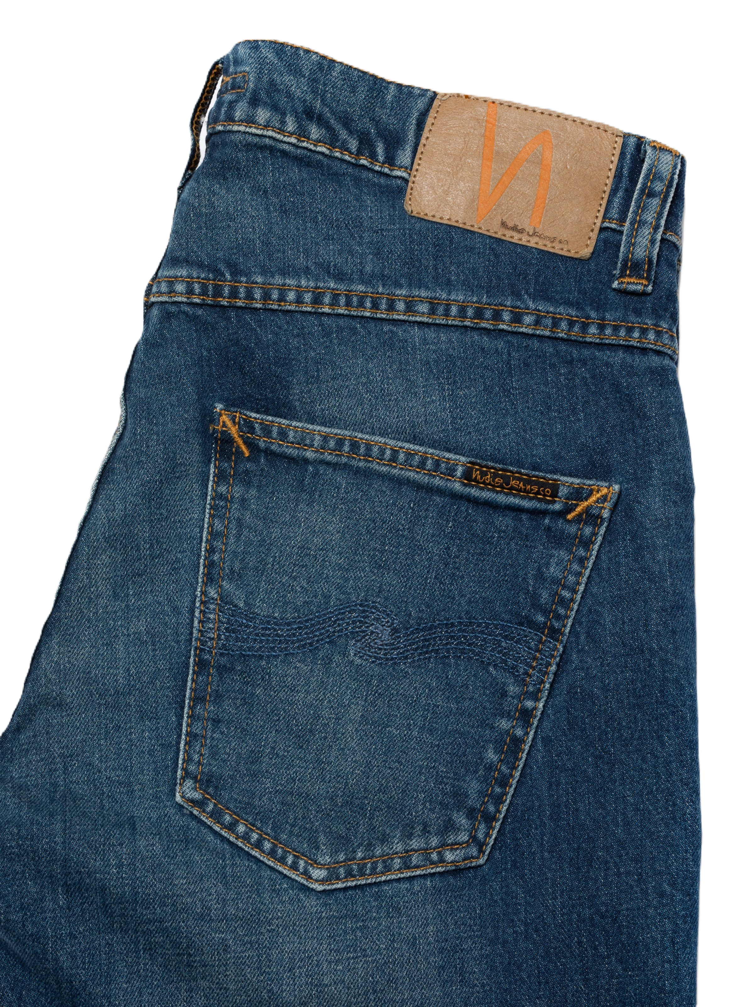 Nudie Jeans Grim Tim Jean L32 Workers Blue
