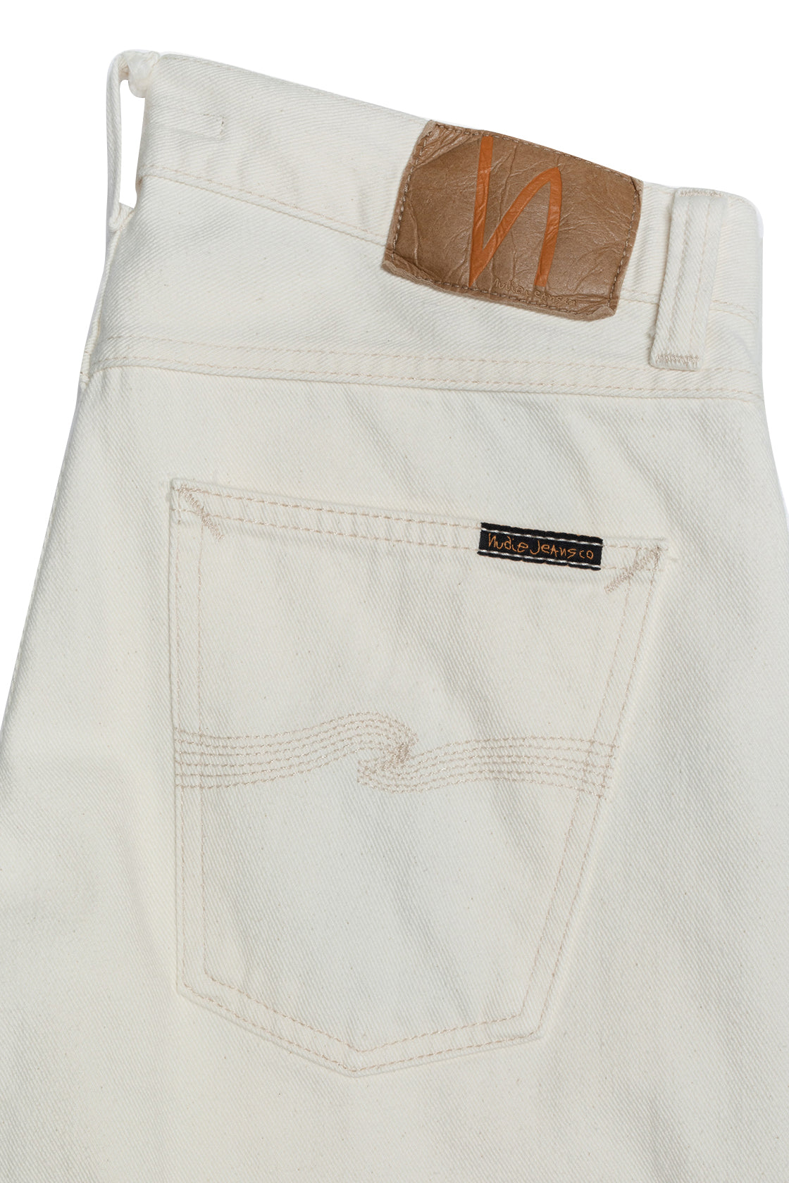 Nudie Jeans Gritty Jackson Jean L34 Ivory Selvage