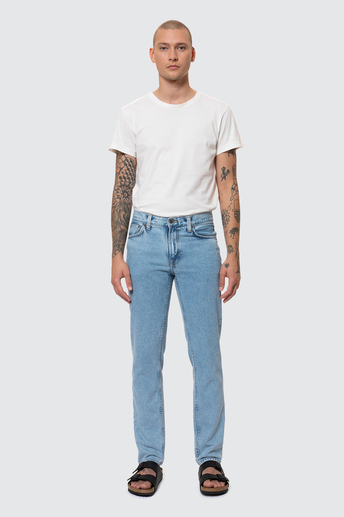Nudie Jeans Gritty Jackson Jean L32 Sunny Blue
