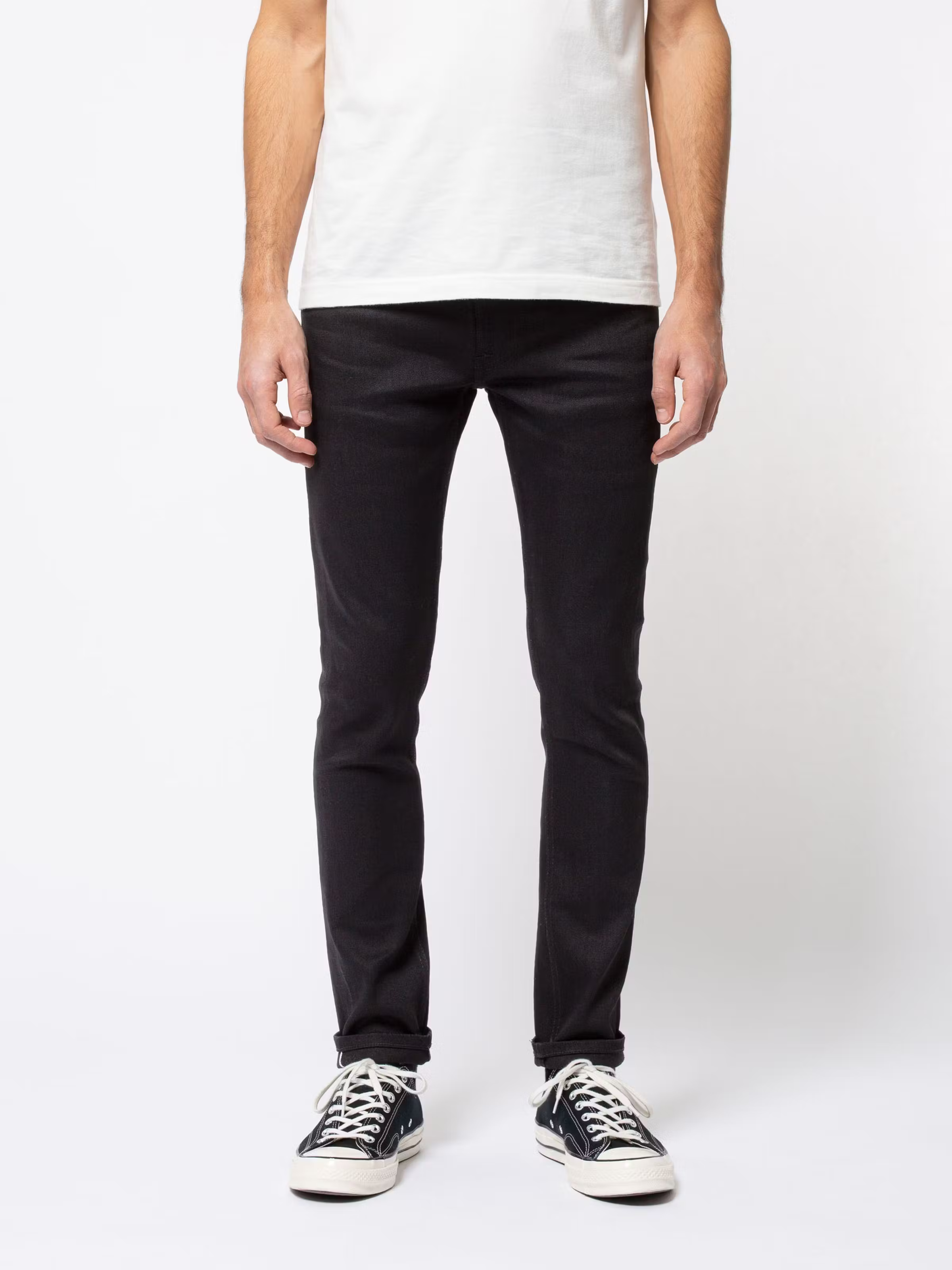 Nudie Jeans Lean Dean Dry 34L Black Selvage