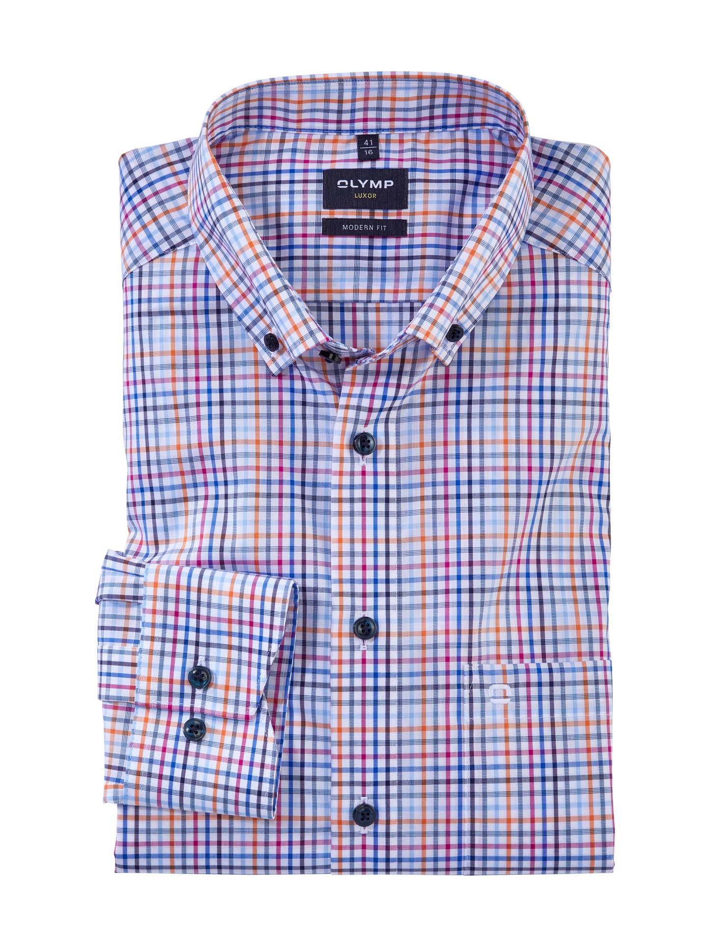Olymp Luxor Mod Fit LS Shirt Check
