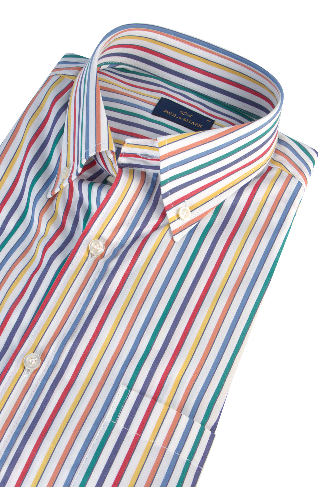 Paul & Shark Cotton Poplin BD Shirt Stripe