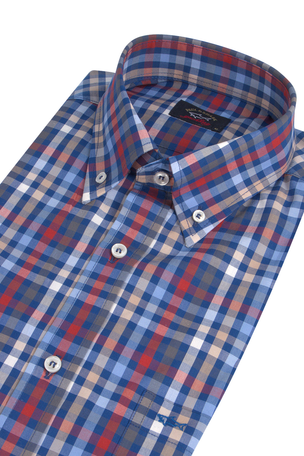 Paul & Shark Cotton Poplin LS Shirt Check