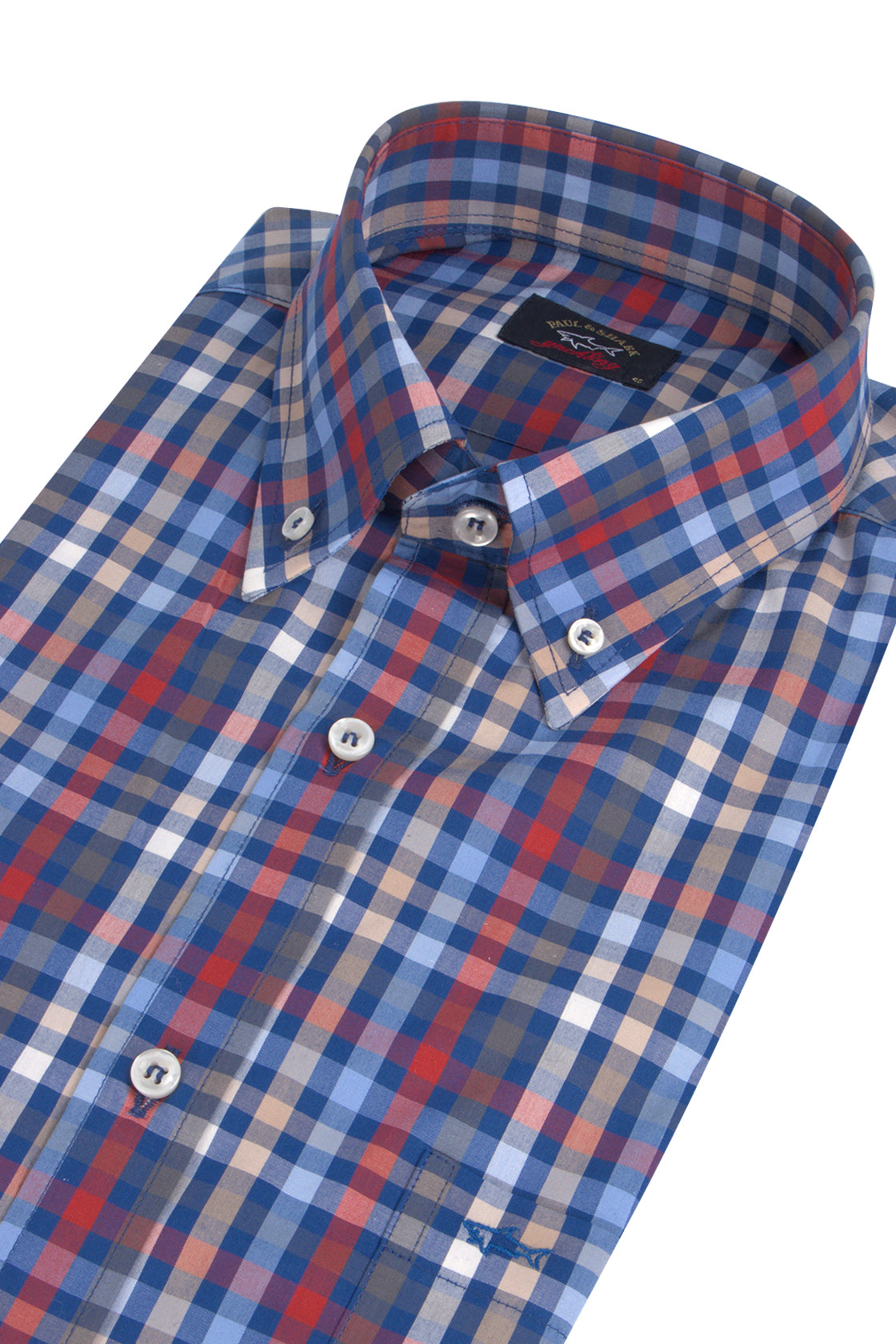 Paul & Shark Cotton Poplin LS Shirt Check