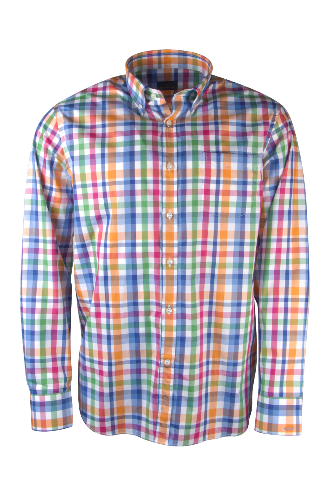 Paul & Shark Cotton Twill BD Shirt Check