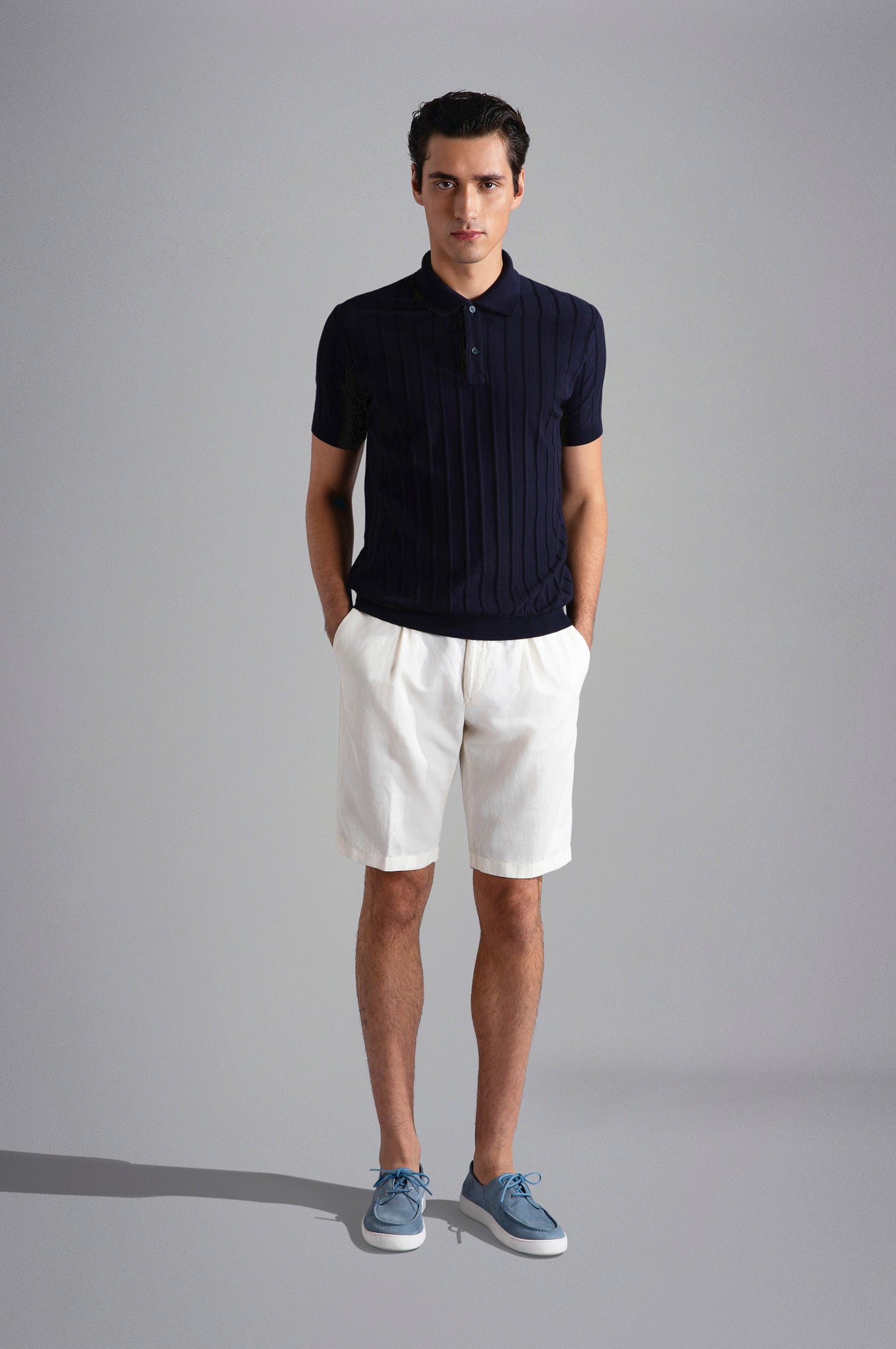 Paul & Shark Fresco Cotton Riviera SS Polo Navy