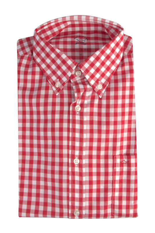 Paul & Shark LS Shirt Red Check