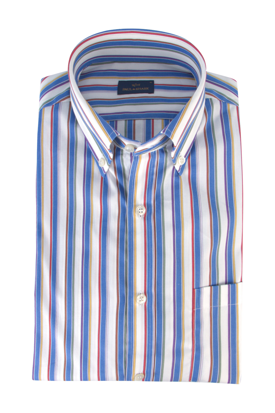 Paul & Shark Soft Touch Cotton BD Shirt Stripe