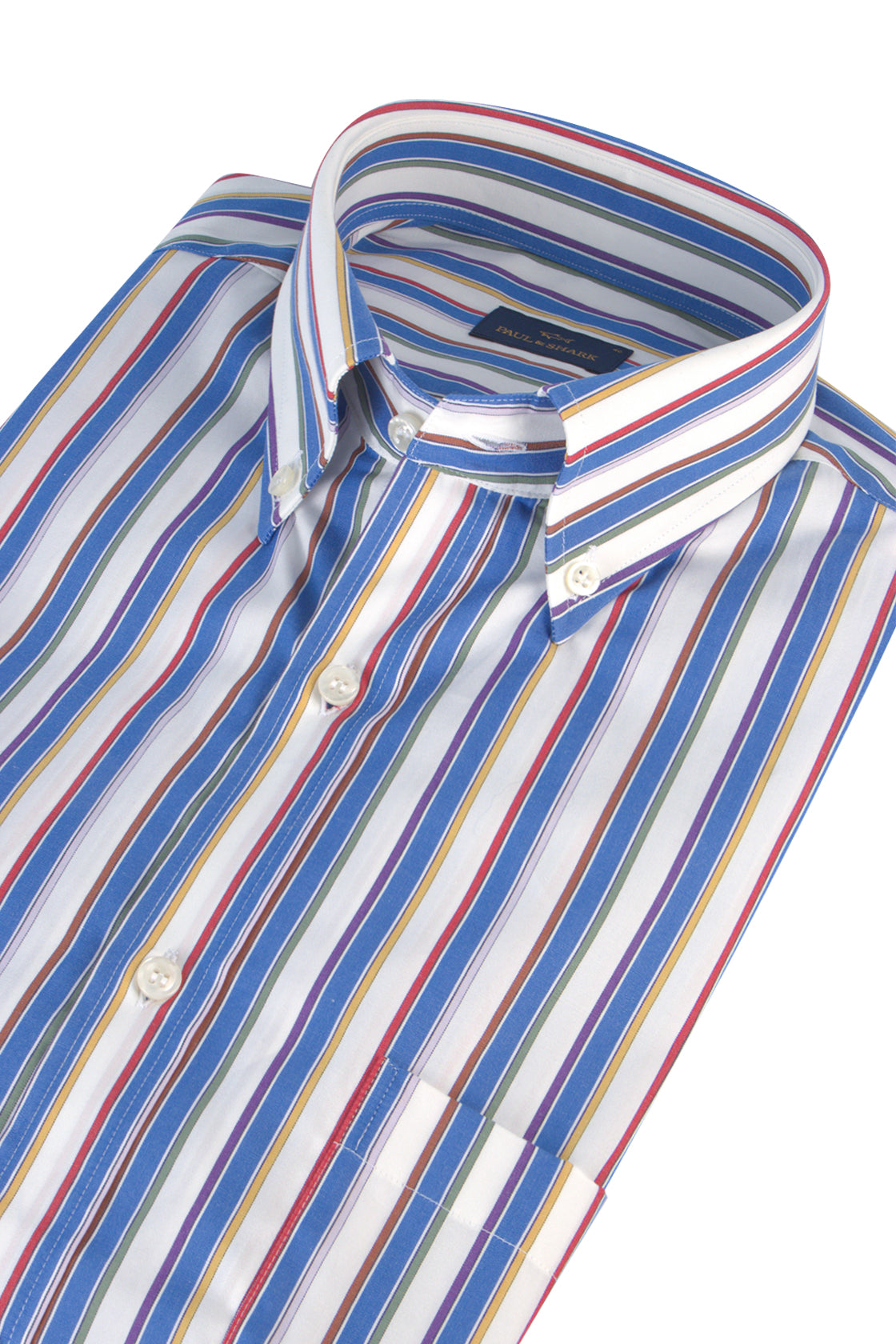 Paul & Shark Soft Touch Cotton BD Shirt Stripe