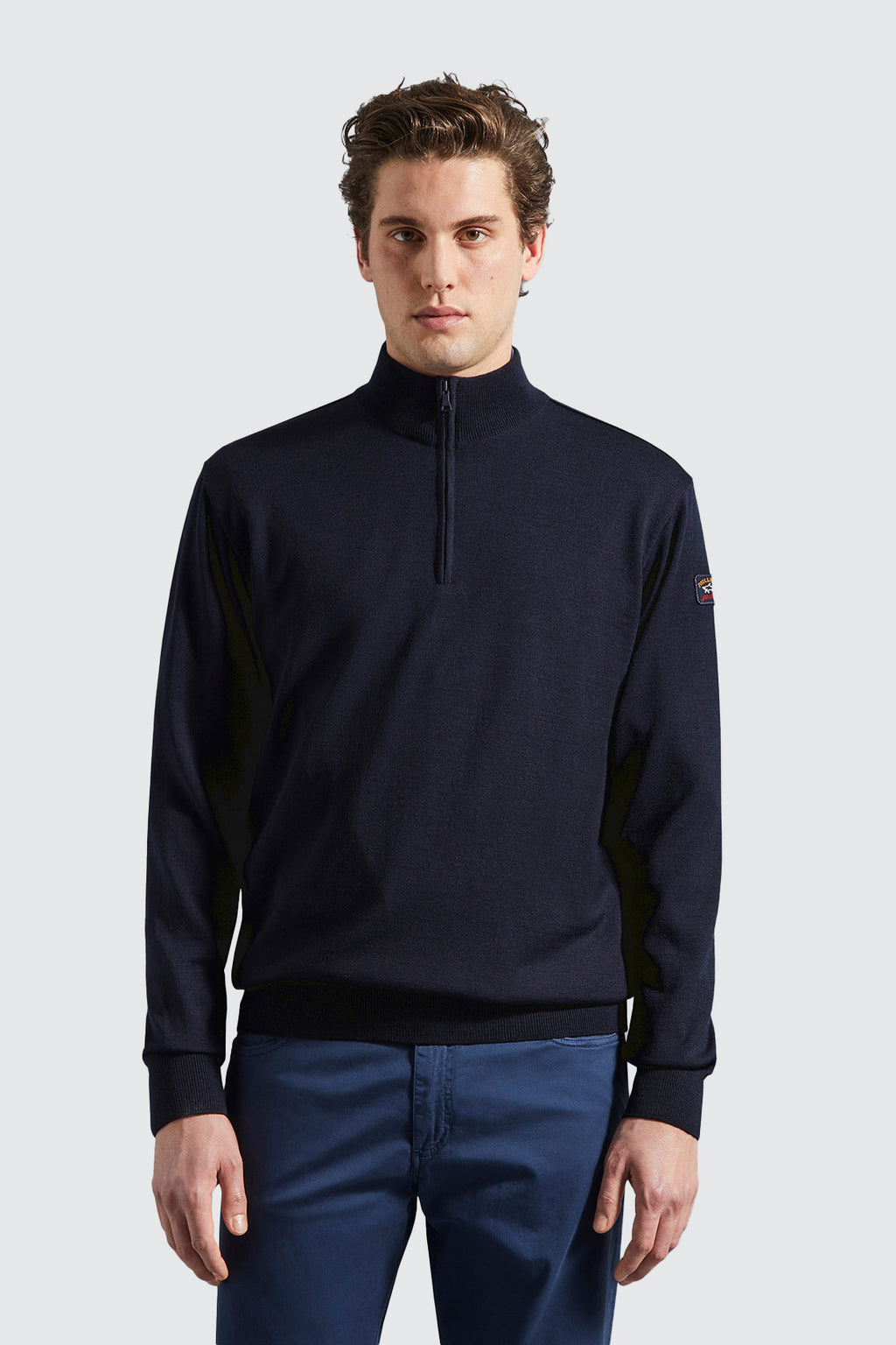 Paul & Shark Wool 1/2 Zip Sweater Navy