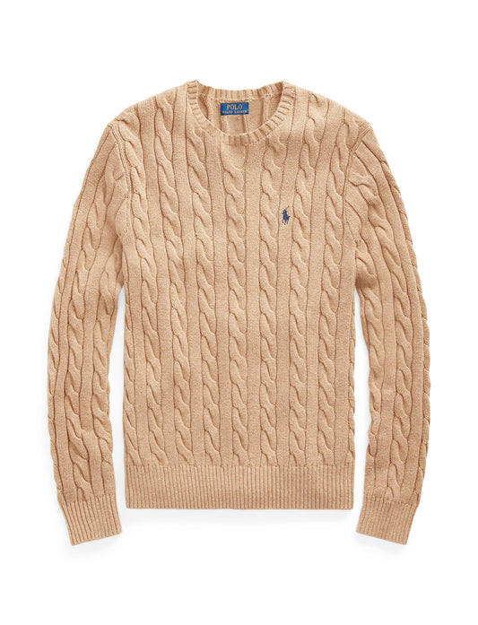 Polo Ralph Lauren Cable Knit Sweater Brown