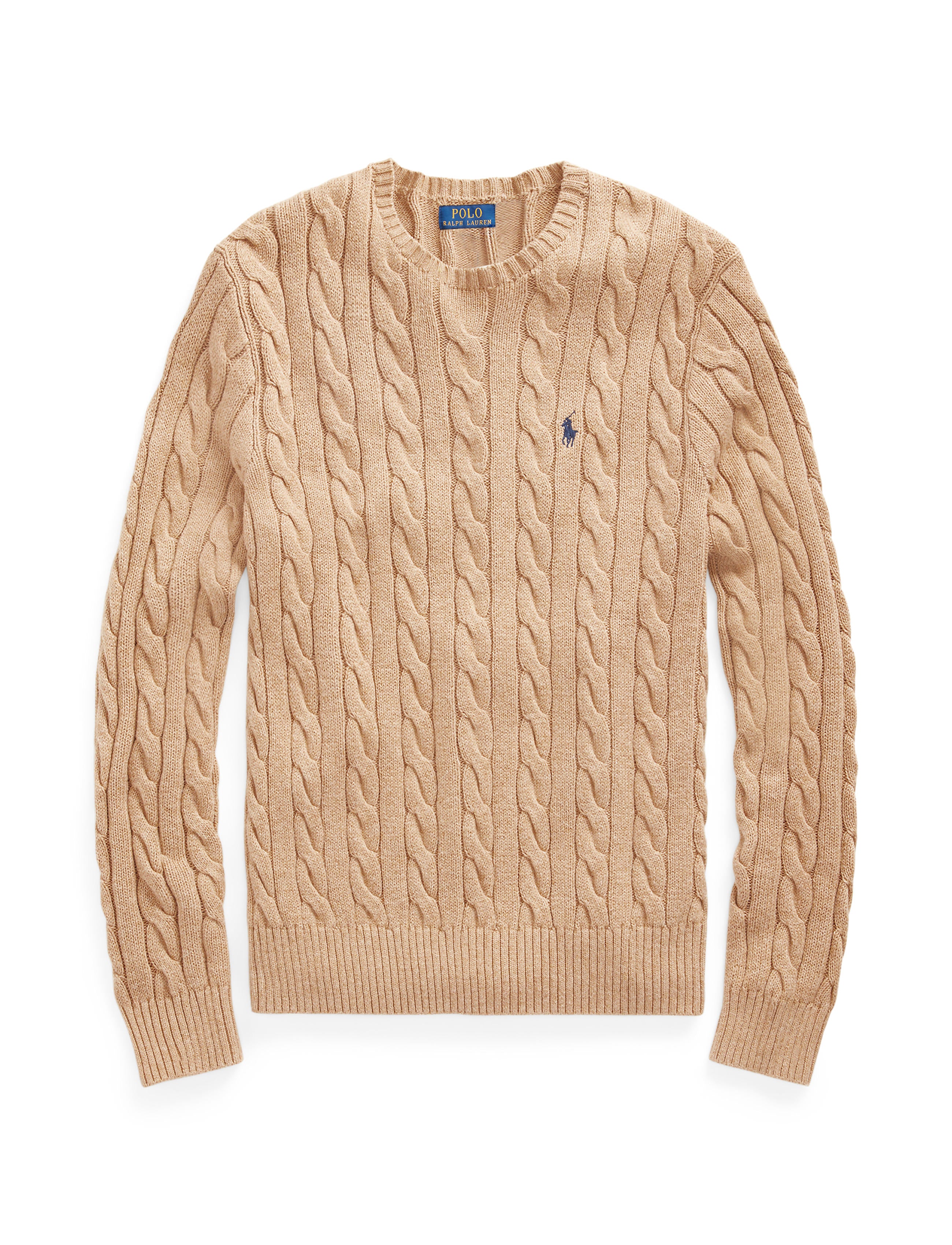 Polo Ralph Lauren Cable Knit Sweater Brown