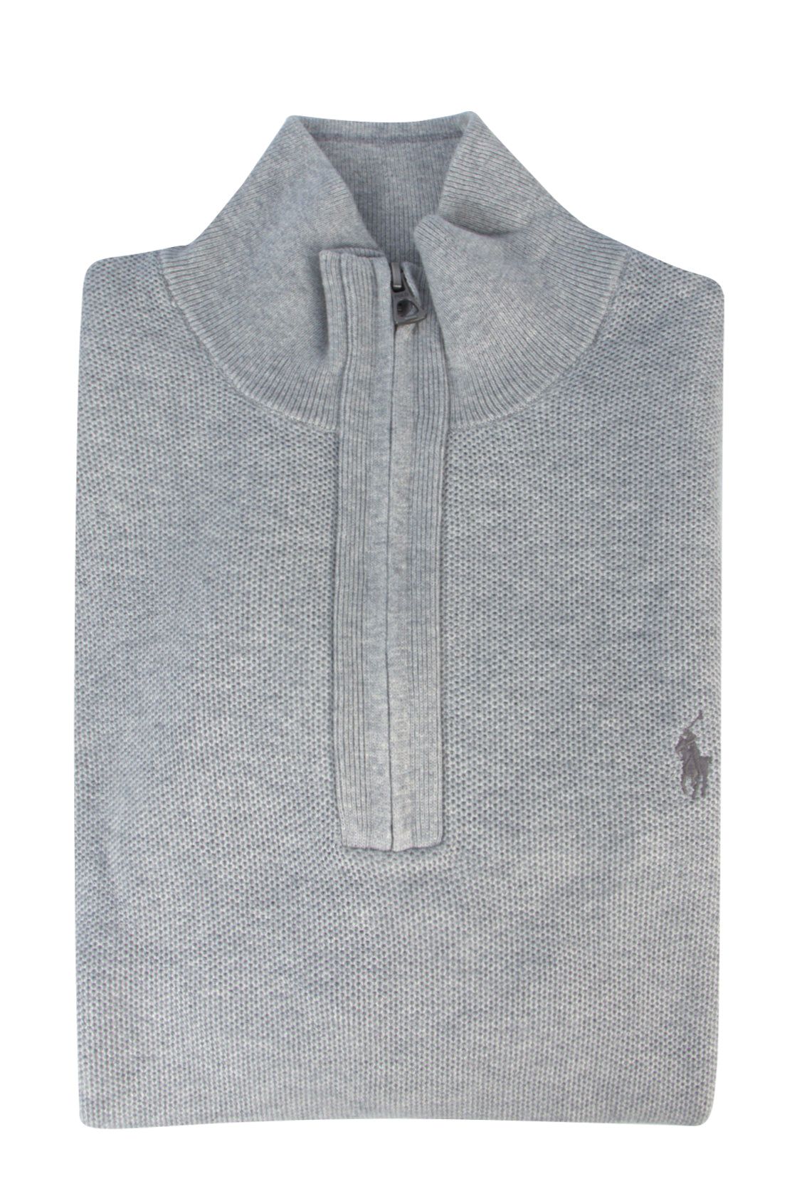 Polo Ralph Lauren Cotton 1/4 Zip Sweat Heather