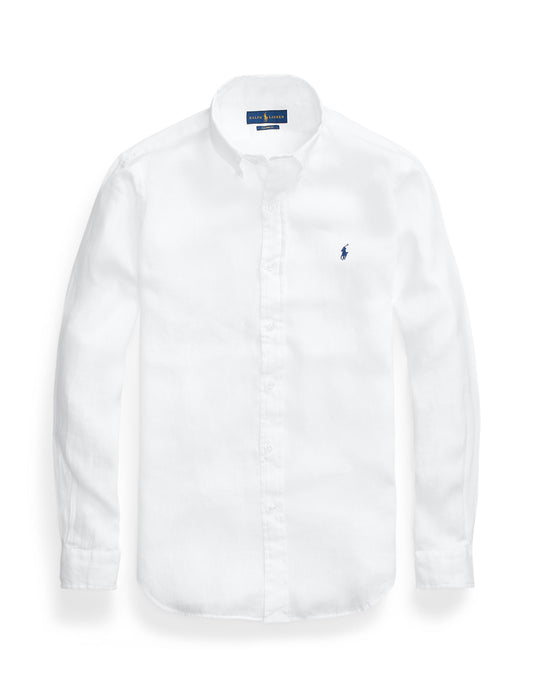 Polo Ralph Lauren Linen Sports Shirt White
