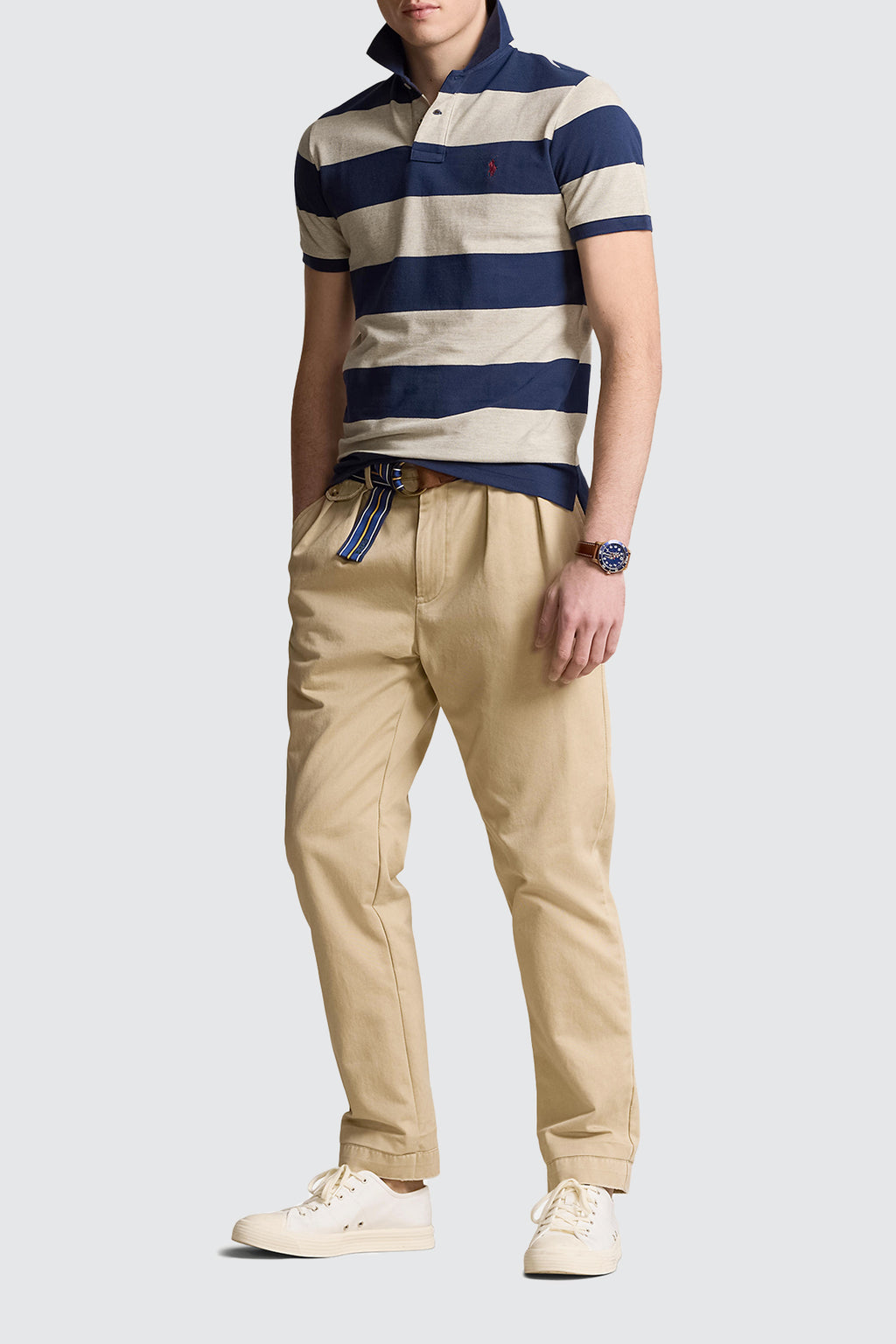 Polo Ralph Lauren Polo Shirt Light Heather/Spring Navy