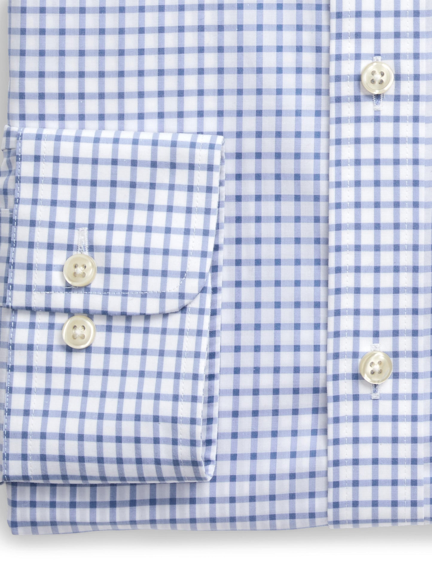 Polo Ralph Lauren Slim Fit Checked Poplin Shirt Blue/White