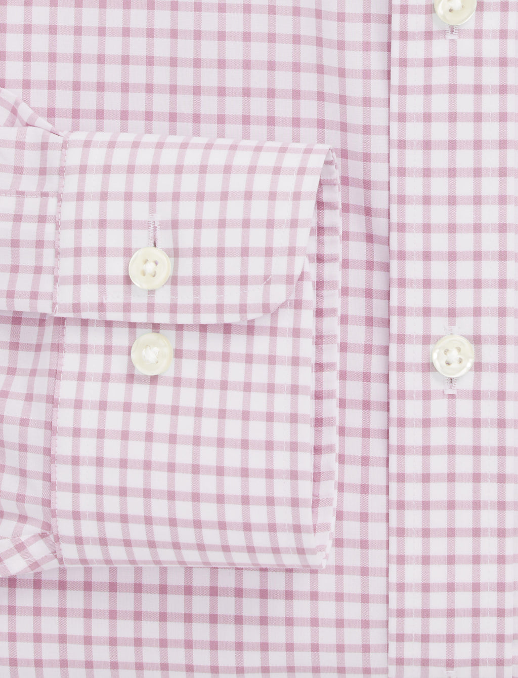 Polo Ralph Lauren Slim Fit Checked Poplin Shirt Pink/White