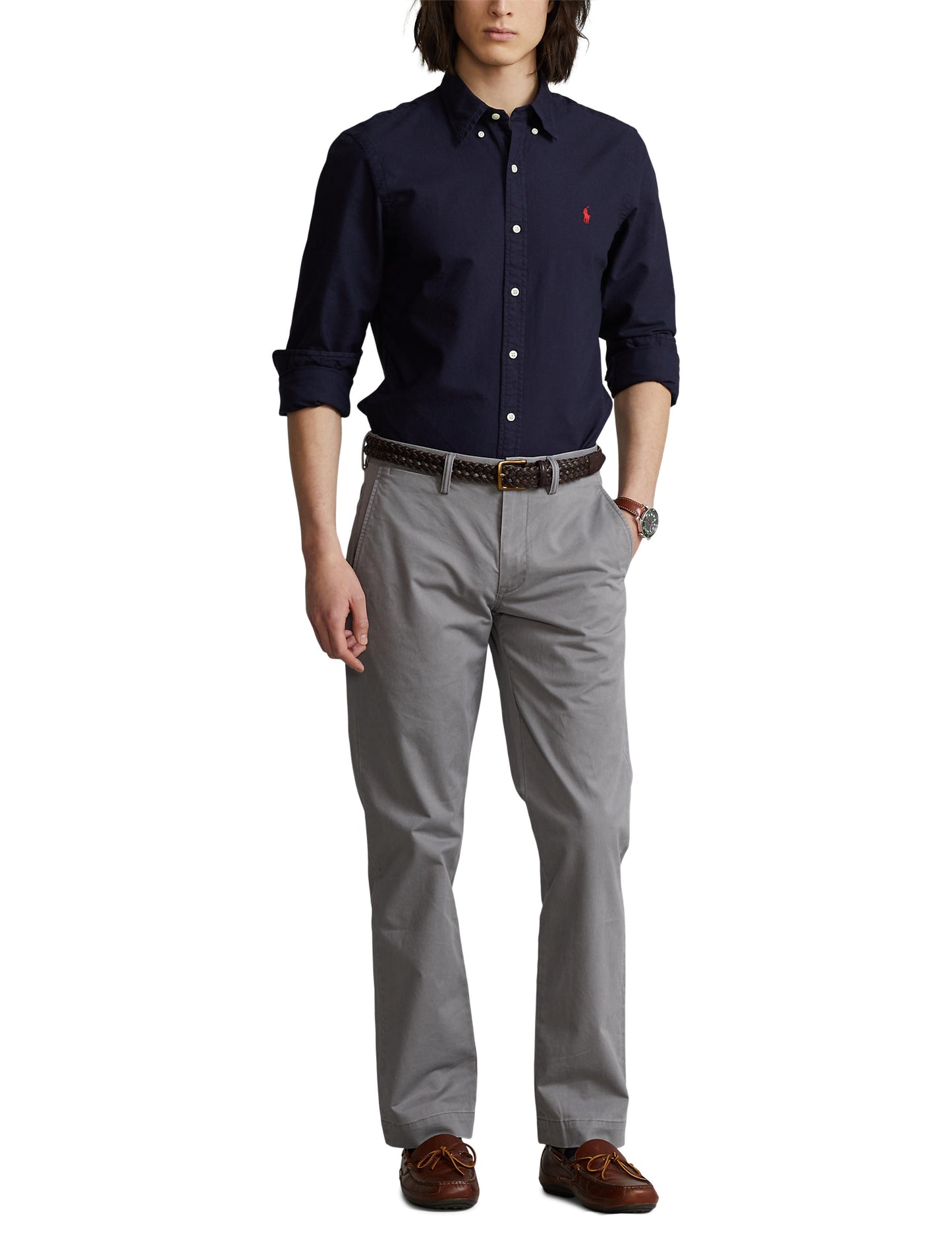 Polo Ralph Lauren Slim Fit Oxford Shirt Navy