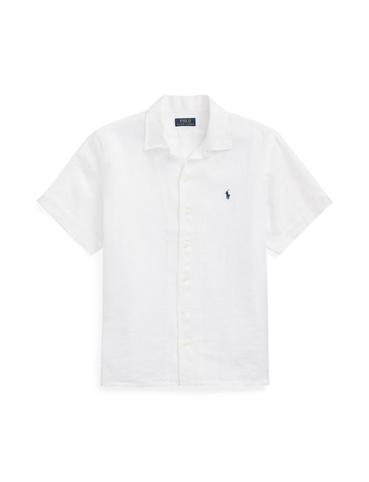 Polo Ralph Lauren SS Linen Sport Shirt White
