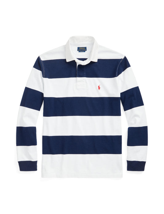 Polo Ralph Lauren YD Jersey Rugby Top Navy/White