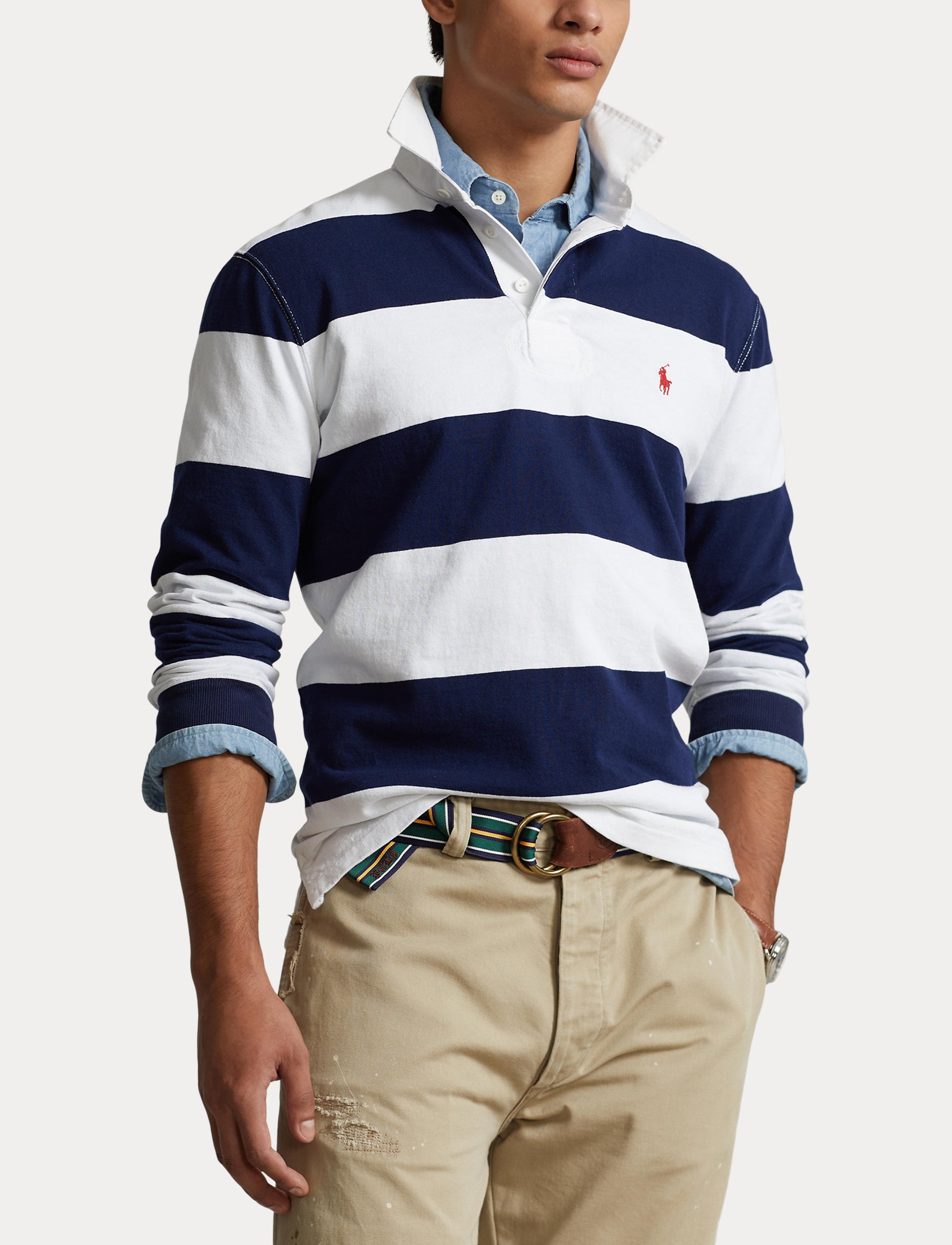 ralph lauren white rugby shirt
