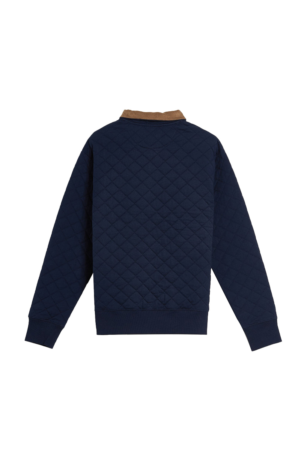 Gant Quilted Sweat Cord Collar Evening Blue