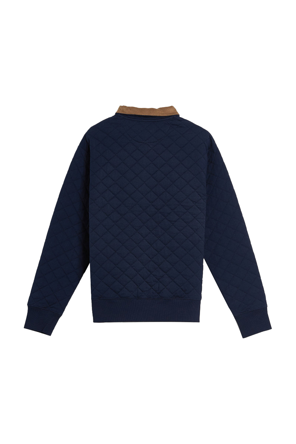 Gant Quilted Sweat Cord Collar Evening Blue