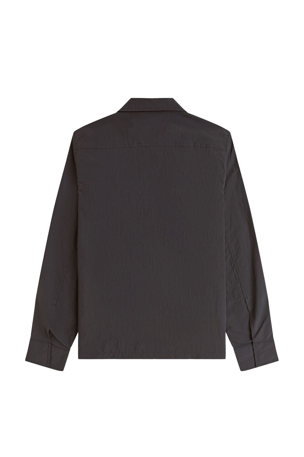 Fred Perry Zip Thru Overshirt Anchor Grey