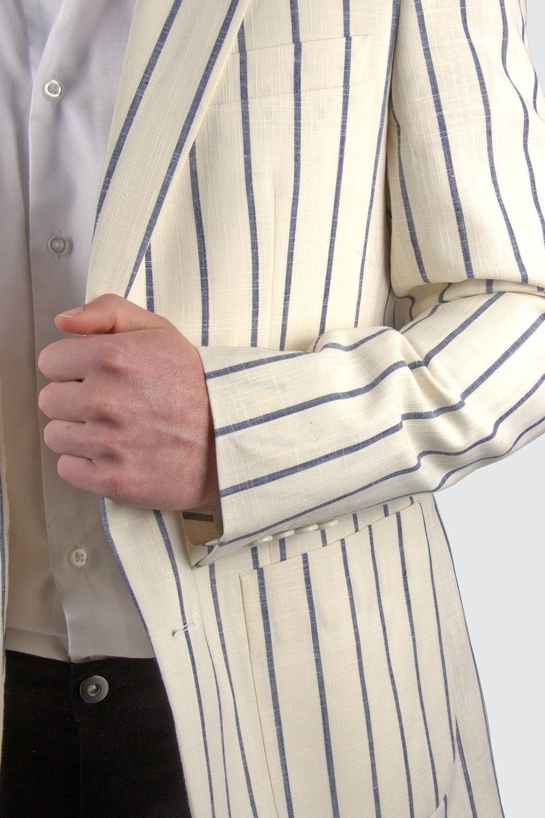 Routleys H Sportscoat Cream Stripe