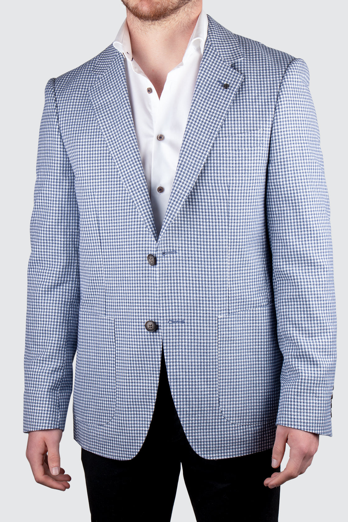 Routleys Sportscoat Navy Check