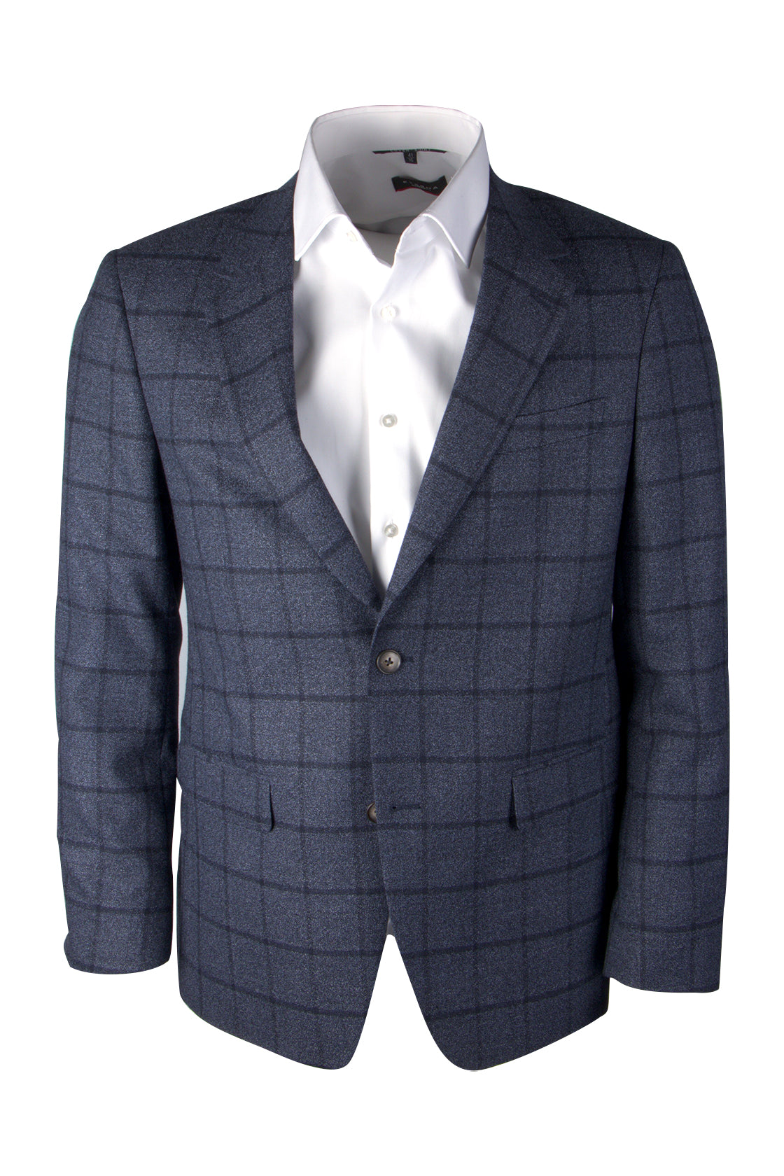 Routleys Napoli Check Sports Coat Blue