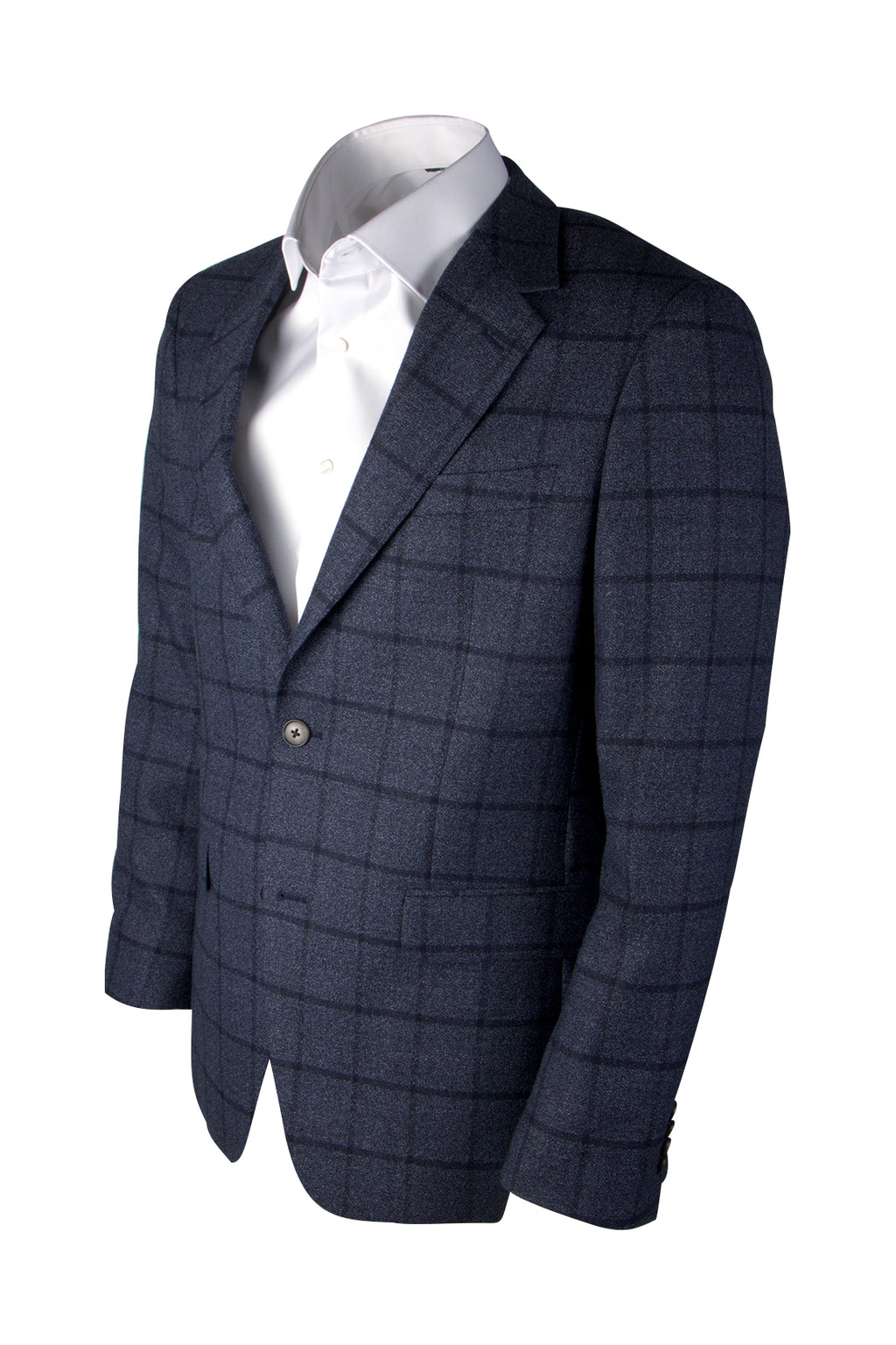 Routleys NPL Check Sports Coat Blue