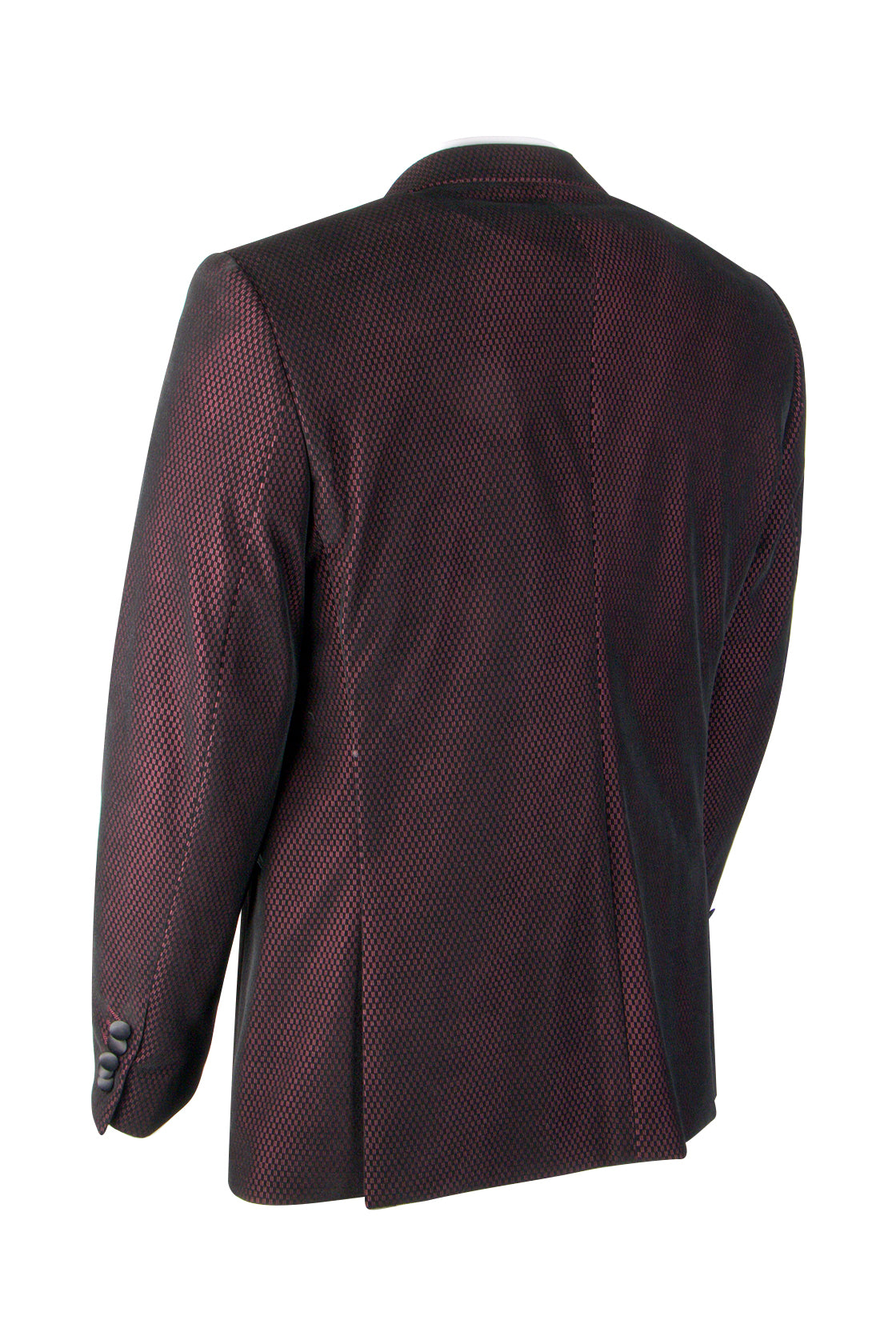 Routleys Velvet Dinner Jacket Burgundy