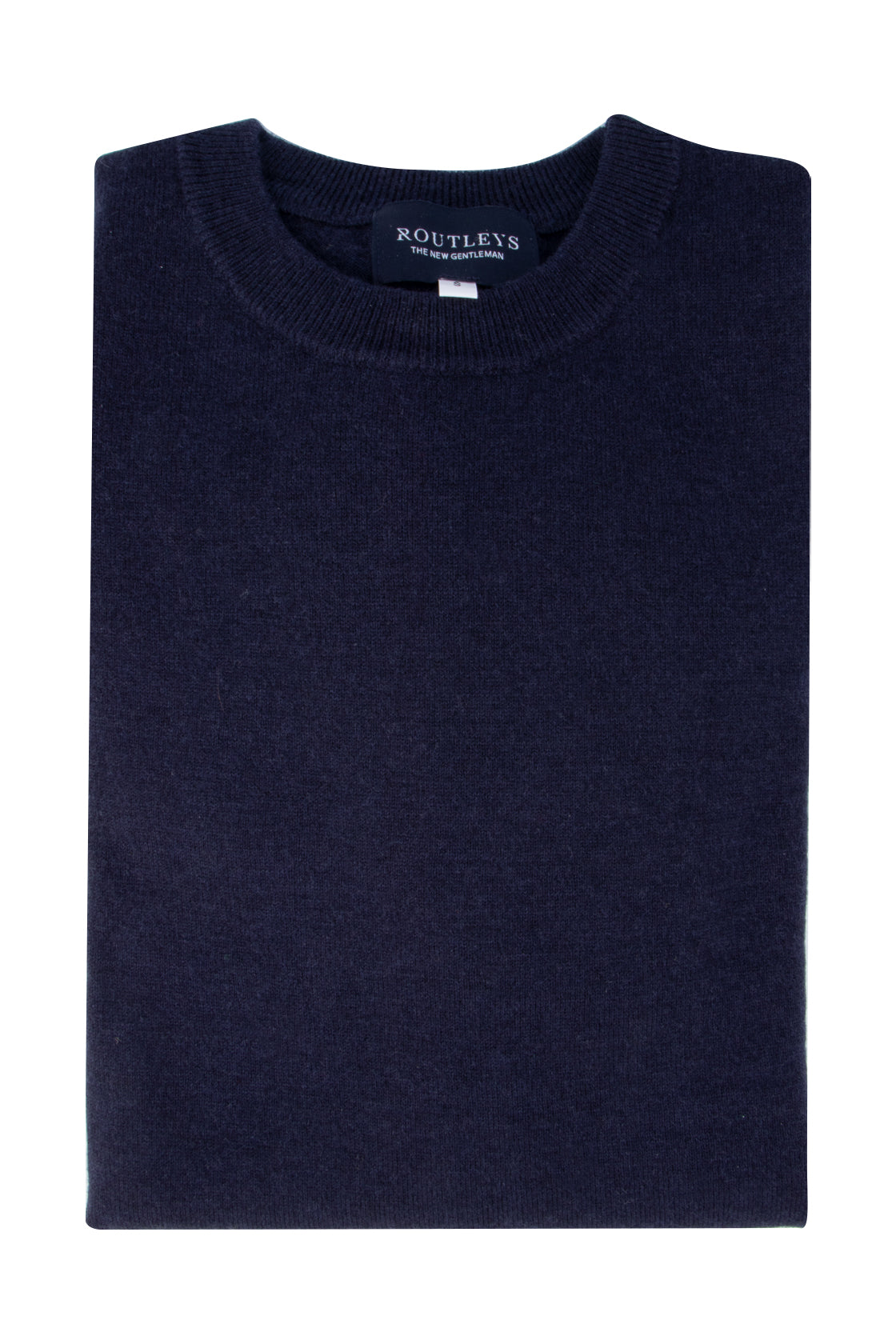 Routleys Wool/Cashmere Crew Neck Knit Navy