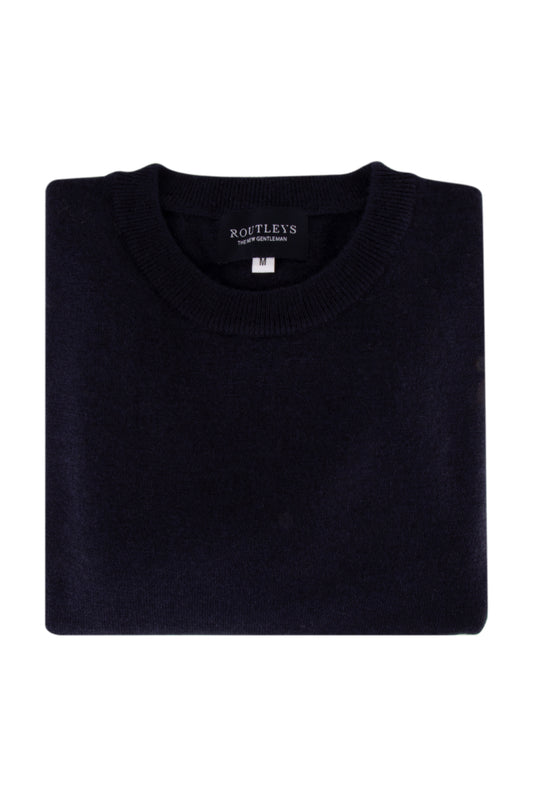 Routleys Wool/Cashmere Knit Navy