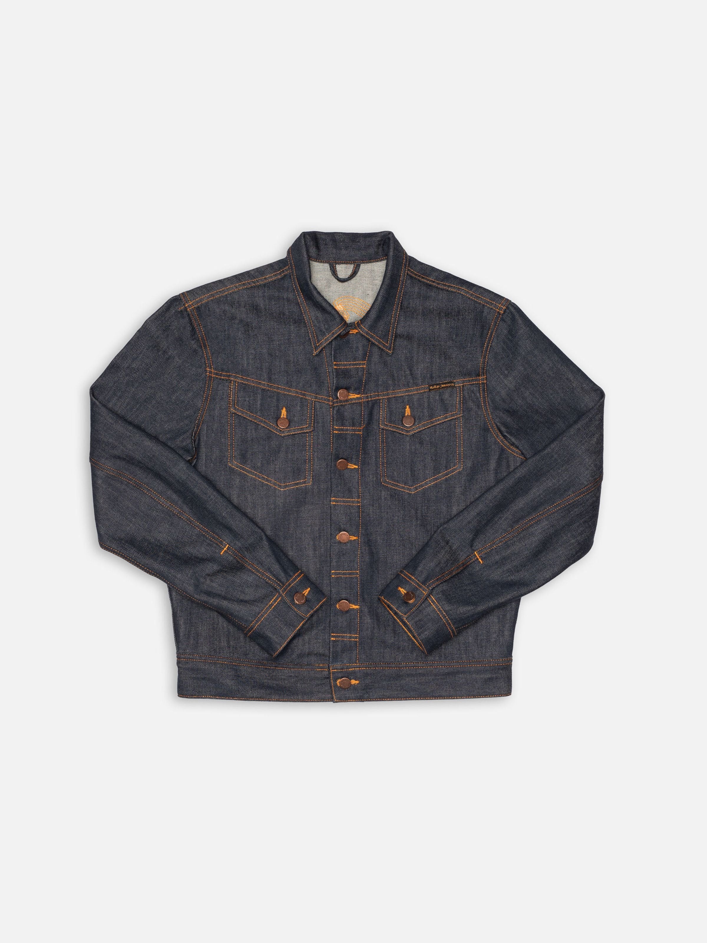 Nudie Jeans Conny Denim Jacket Dry Streaky Mid Blue