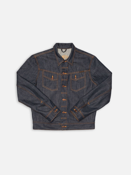 Nudie Jeans Conny Denim Jacket Dry Streaky Mid Blue