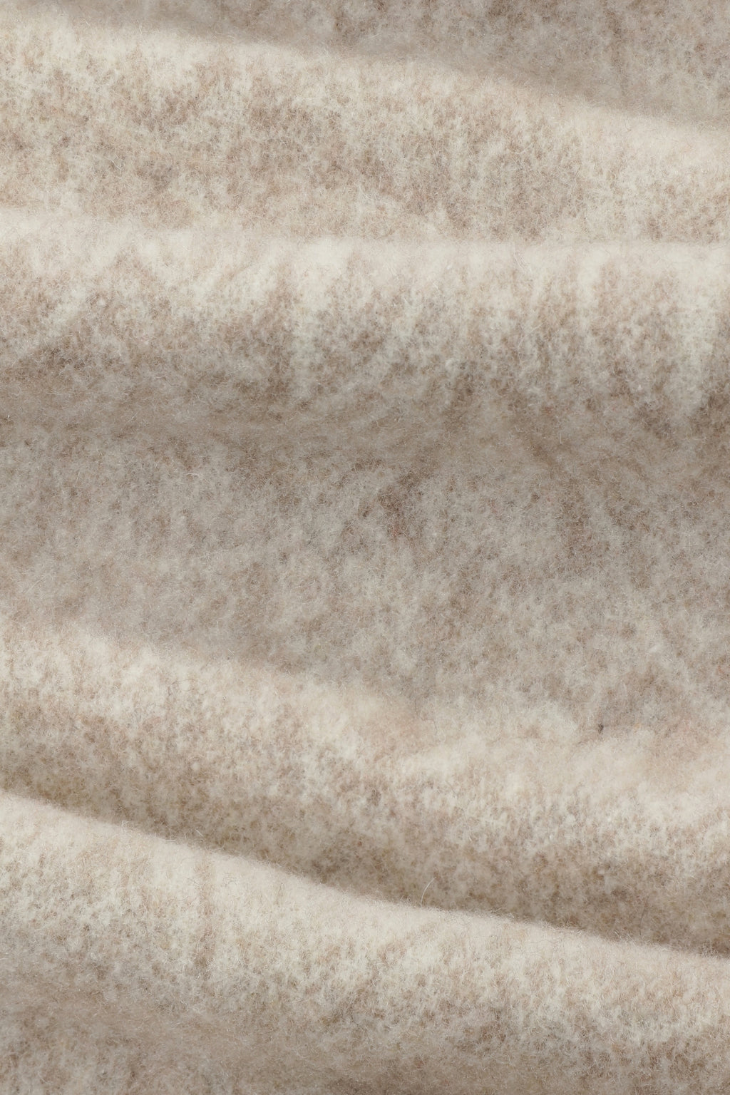 NN.07 9014 Wool Scarf Two Ecru Print