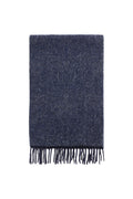 NN.07 9014 Wool Scarf Two Navy Print