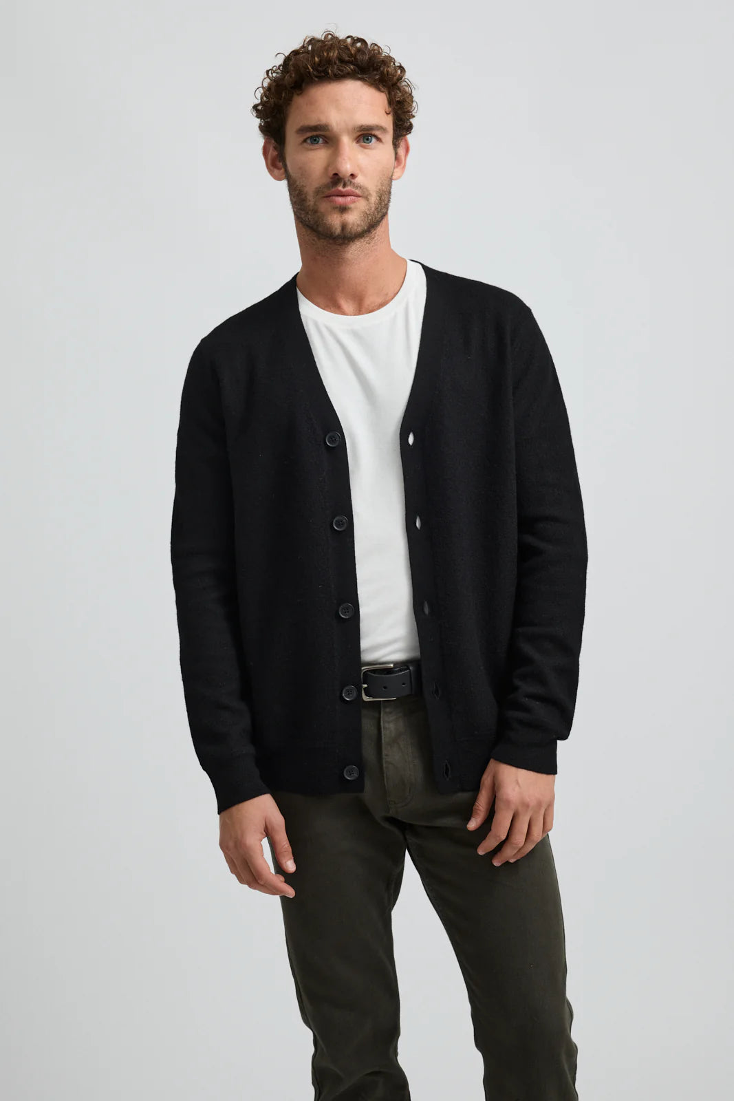 Toorallie Boiled Knit Cardigan Black