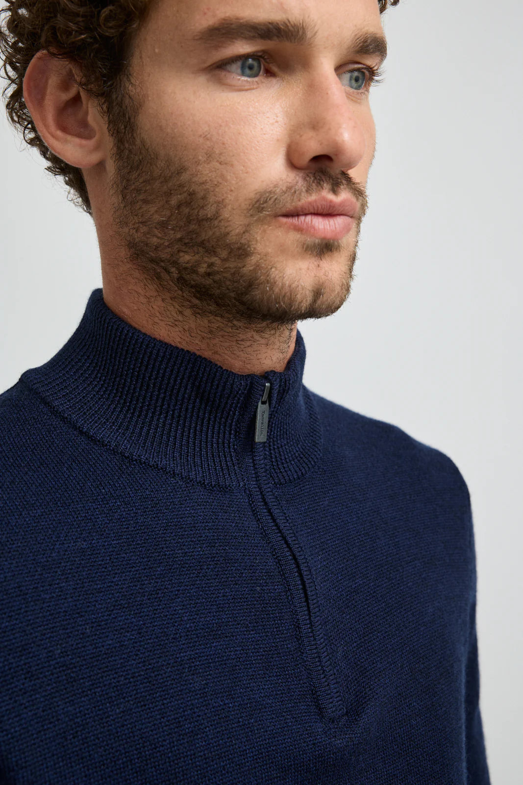 Toorallie Half Zip Jumper Navy