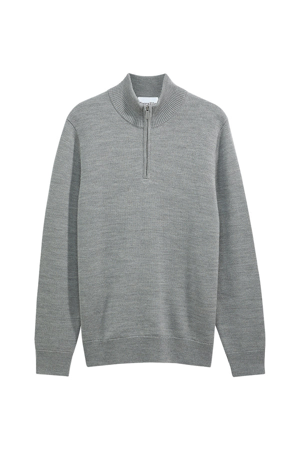 Toorallie Half Zip Jumper Mid Grey – routleys.com.au